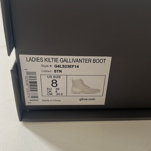 New In Box- GFORE LADIES KILTIE GALLIVANTER BOOT - sold out online - Picture 7 of 8